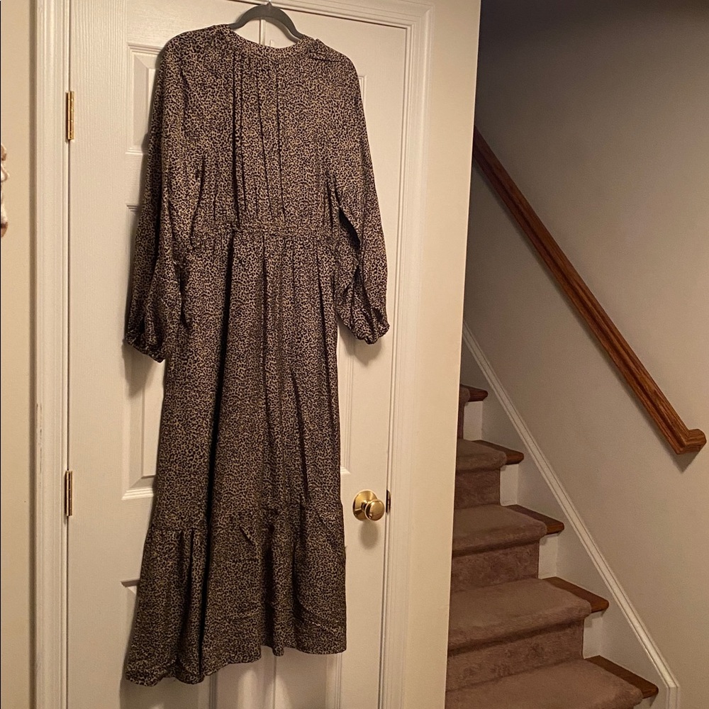 A New Day Leopard Print High Low Dress…size L - Picture 2 of 7